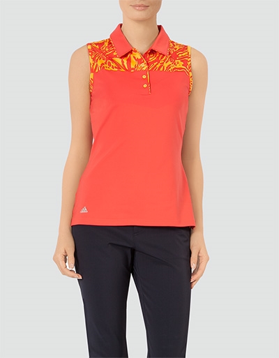 adidas Golf Damen Polo-Shirt real coral CD3479Normbild