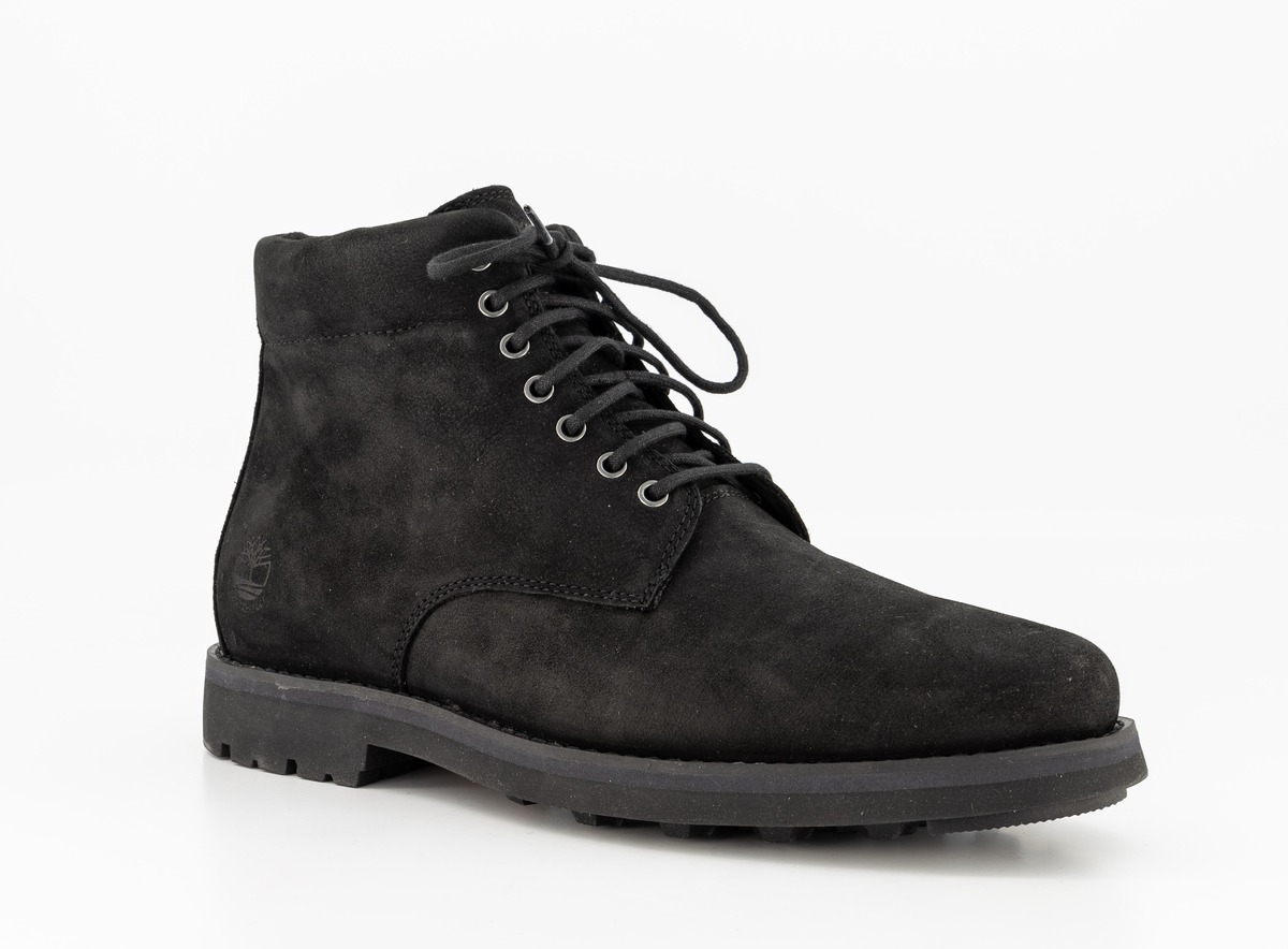 Black timbs with fur on sale