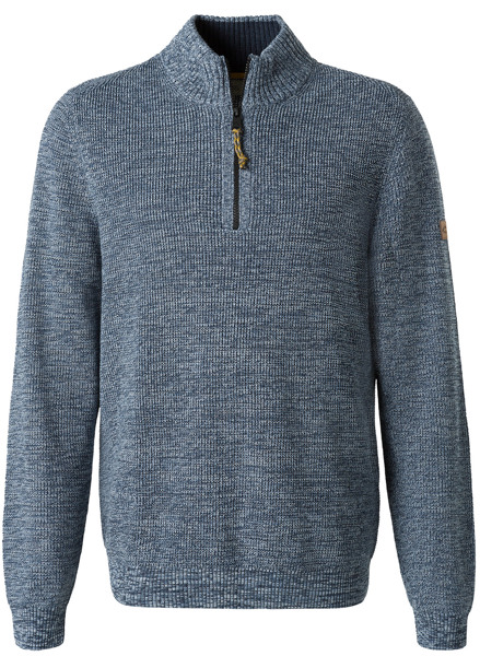 Half Zip Herren Pullover Troyer Zip Sweater Brax Style Steffen - Main Image