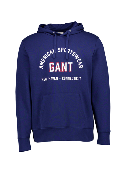Gant, Hoodie, grau