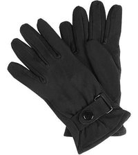 Handschuhe aus Veloursleder schwarz 101