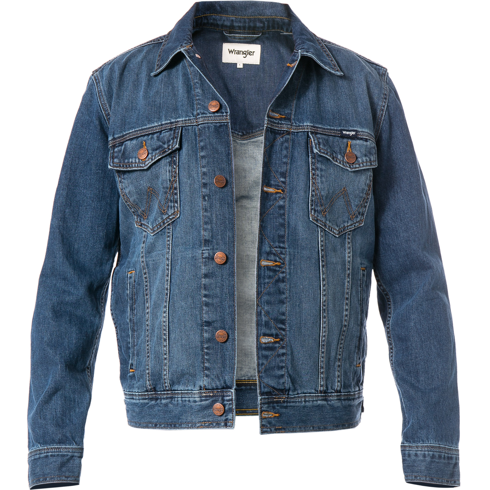 Wrangler Herren Jacke blau unifarben