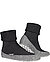Serie Cosyshoes, Hausschuhe, Merinowolle, schwarz - black