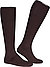 Serie Luxury No.13, Kniestrümpfe, Super Piuma Baumwolle, dunkelbraun - braun