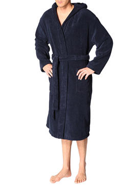Stylingtipps Beschreibungsbild von Schiesser Bademantel mit Kapuze 128546/815