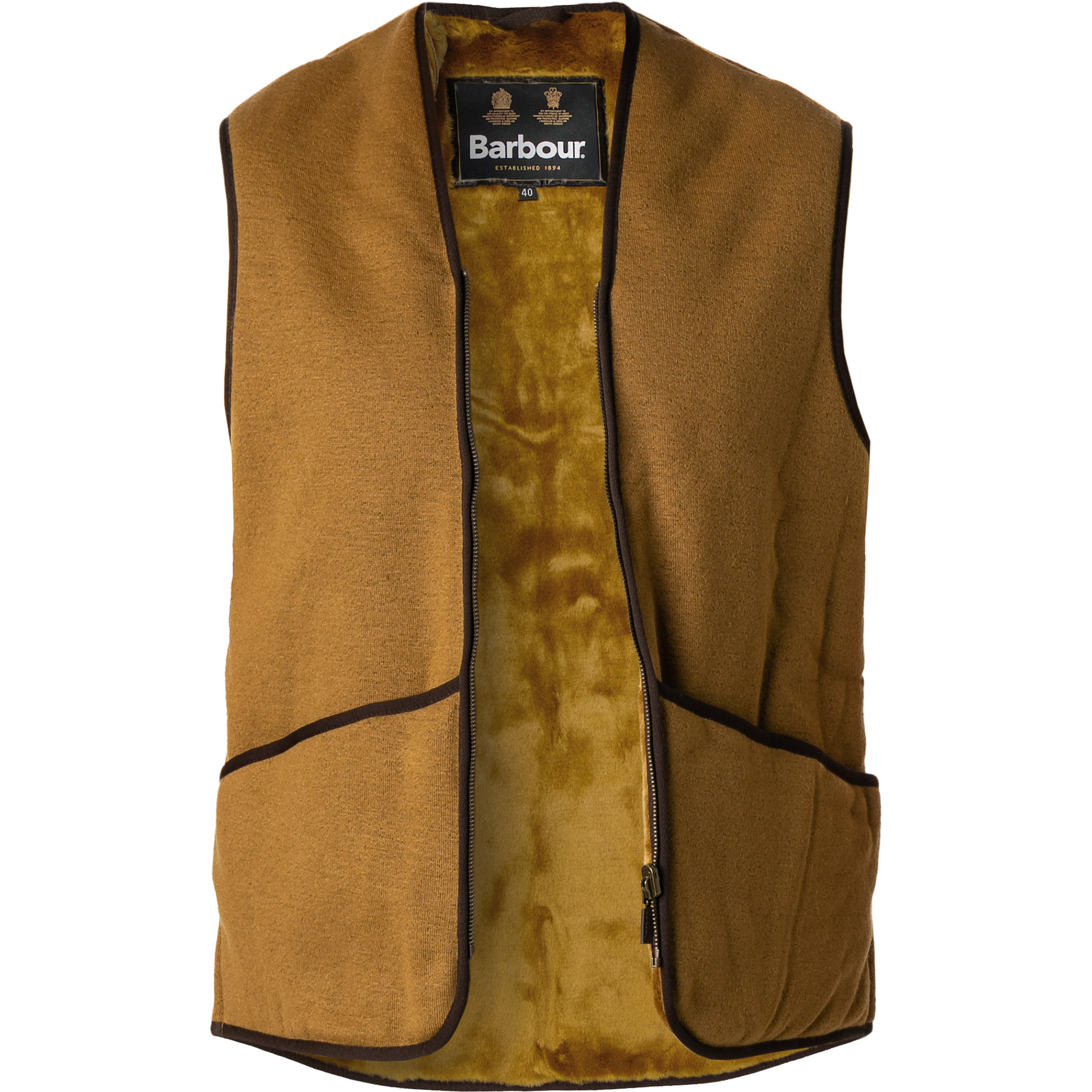 Barbour Herren Innenweste Braun Unifarben