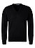 Pullover, Schurwolle, schwarz - schwarz
