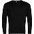 Pullover, Modern Fit, Merinowolle, schwarz - schwarz