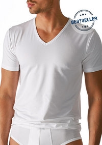 Mey DRY COTTON V-Shirt weiß 46007/101
