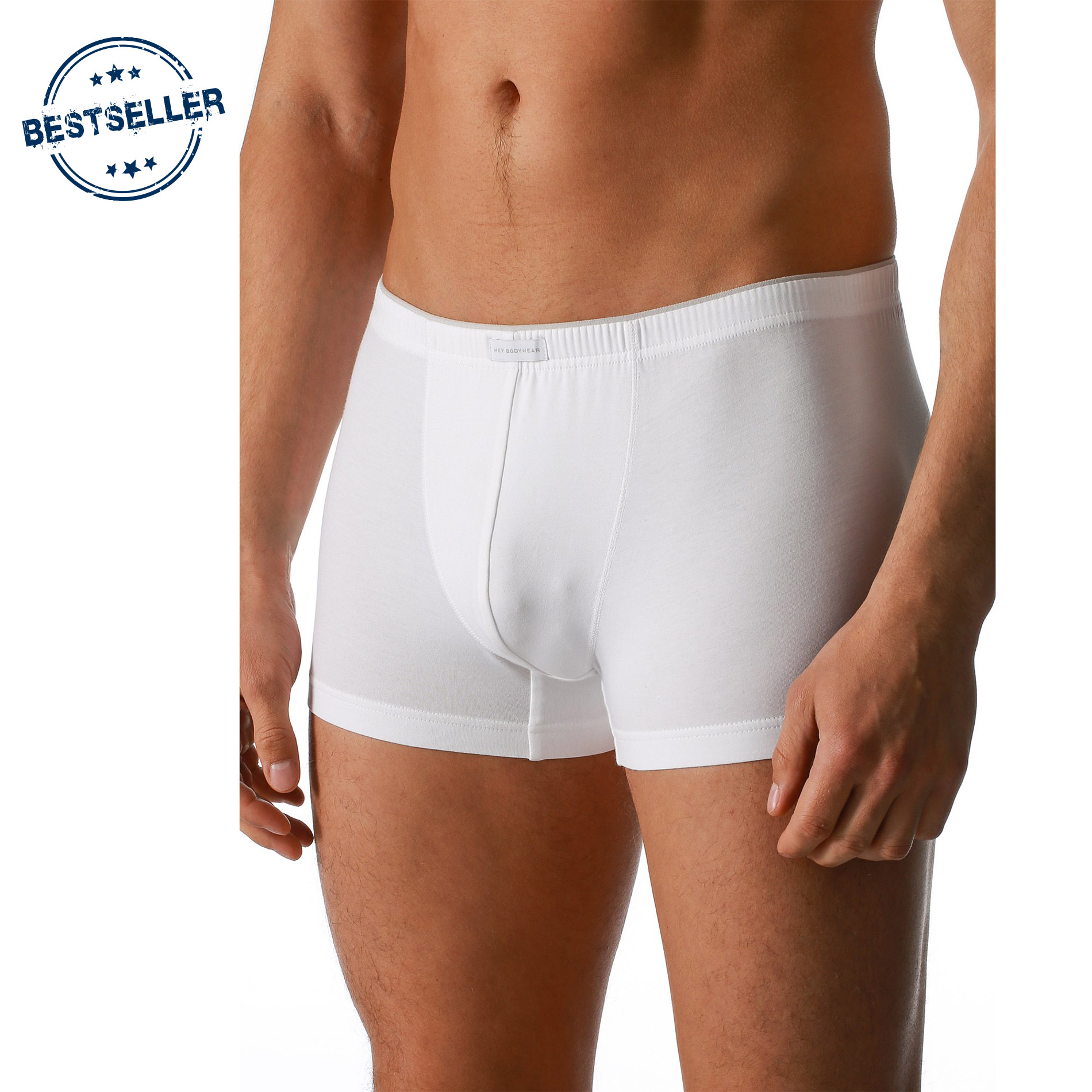 Mey Herren Unterwäsche weiß Baumwolle & Mix unifarben