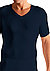 T-Shirt, Baumwoll-Stretch, marine - marine