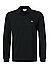 Polo-Shirt, Classic Fit, Baumwoll-Piqué, schwarz - noir