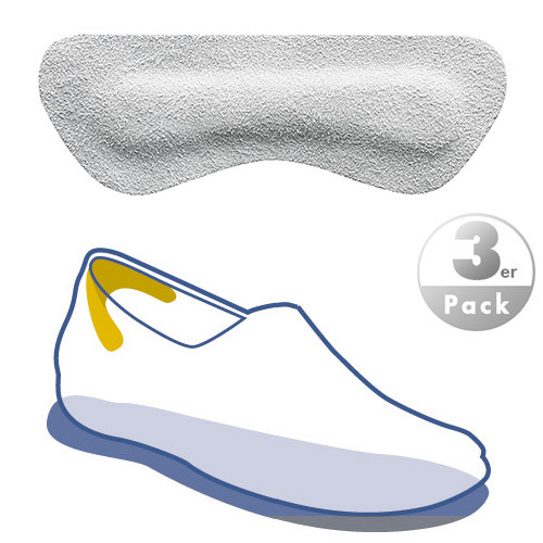 SHOEBOY'S Antislip weiss 3er Pack 2211