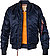 Blouson, Mikrofaser wattiert, navy - marineblau