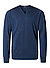 Pullover, Easy Fit, Merinowolle Extrafein, indigo - indigo