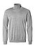 Rollkragenpullover, Standard Fit, Merinowolle Extrafein, silbergrau meliert - silver