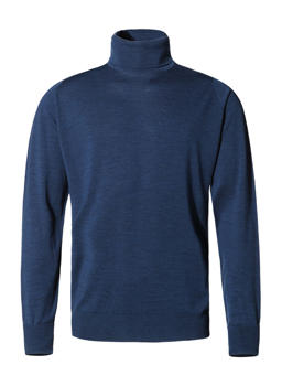 Stylingtipps Beschreibungsbild von John Smedley Rollkragen Cherwell indigo
