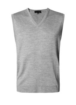 Stylingtipps Beschreibungsbild von John Smedley V-Pullunder Hadfield/silver