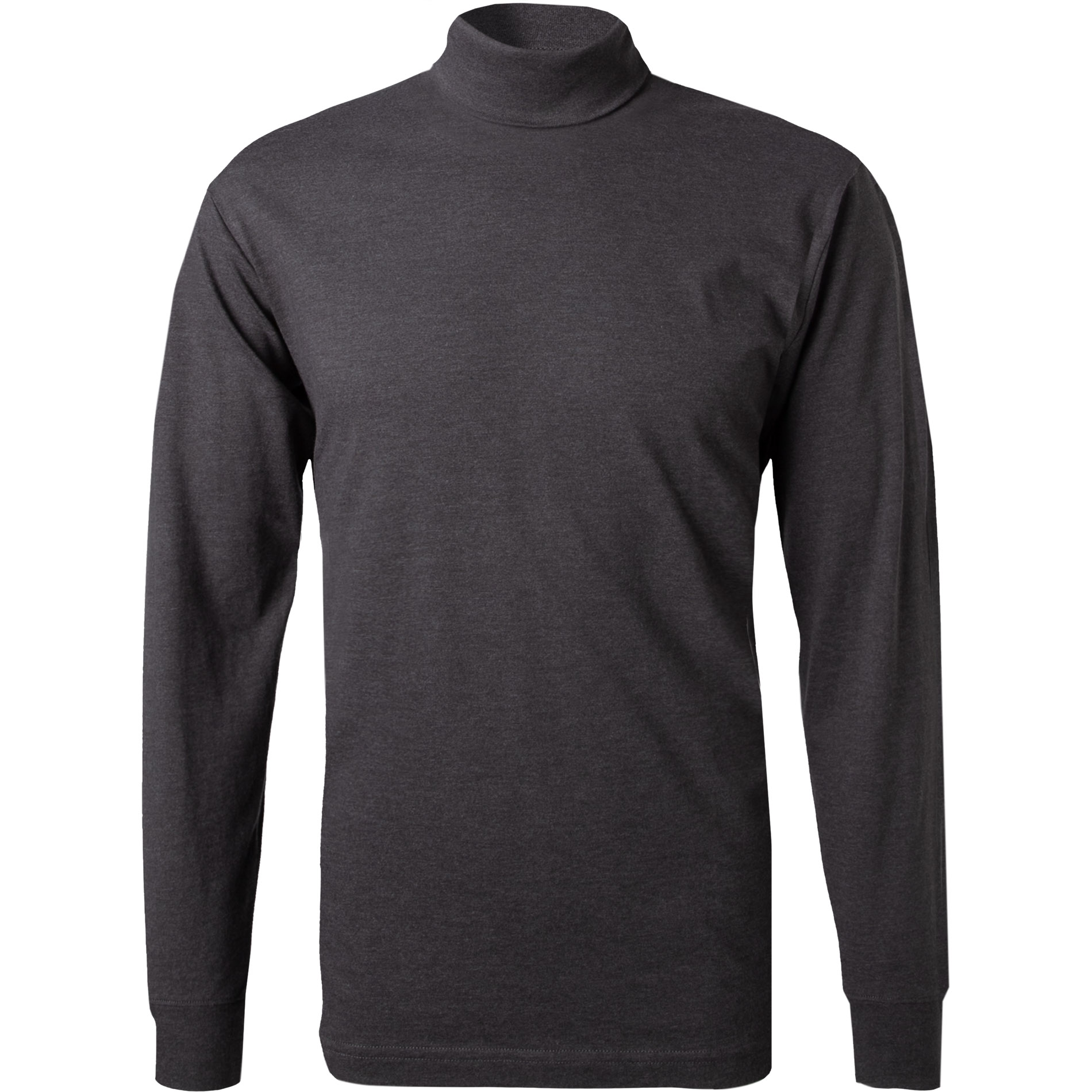 RAGMAN Herren Longsleeve grau meliert