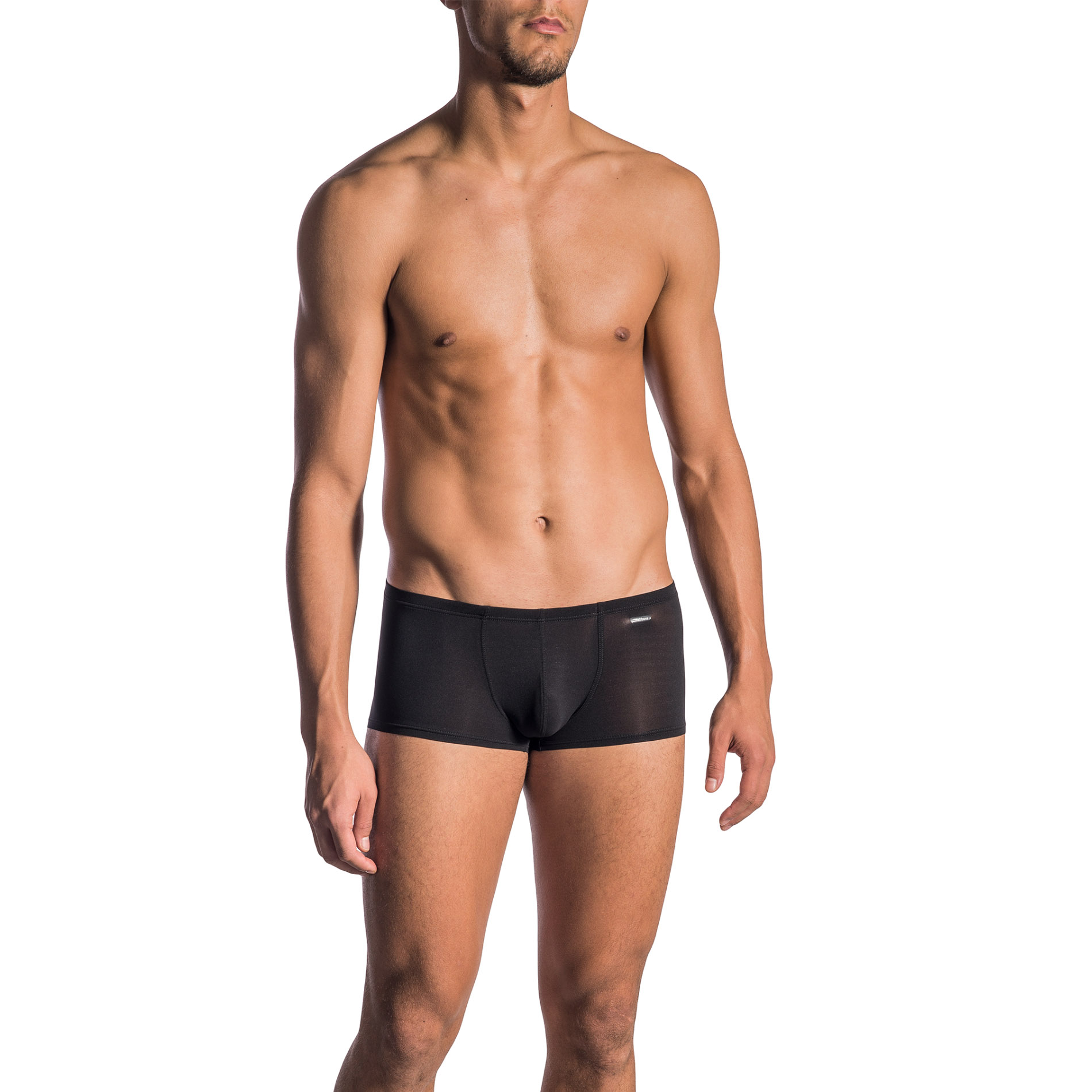 Olaf Benz Herren Minipants schwarz Mikrofaser unifarben
