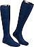 Serie Luxury No.13, Kniestrümpfe, Super Piuma Baumwolle, dunkelblau - blau