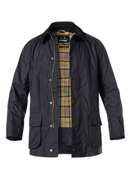 Stylingtipps Beschreibungsbild von Barbour Jacke Bristol Wax navy MWX0086NY92