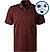 Zip-Polo, Pima Baumwoll-Piqué, marsala - rot