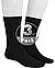 Socken, Baumwolle, schwarz - black