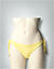 Bikini-Hose mit seitlichen Bändern - yellow