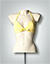 Bikini-Oberteil im Retro-Style - yellow
