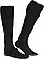 Serie Luxury No.13, Kniestrümpfe, Super Piuma Baumwolle, schwarz - schwarz