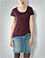 Shirt im Polka Dot Design - bordeaux