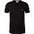 T-Shirt, Regular Fit, Baumwolle, schwarz - noir