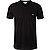 T-Shirt, Regular Fit, Baumwolle, schwarz - noir
