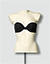 Push-Up BH aus Mikrofaser - schwarz