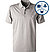Polo-Shirt, Baumwoll-Jersey, silbergrau - silbergrau