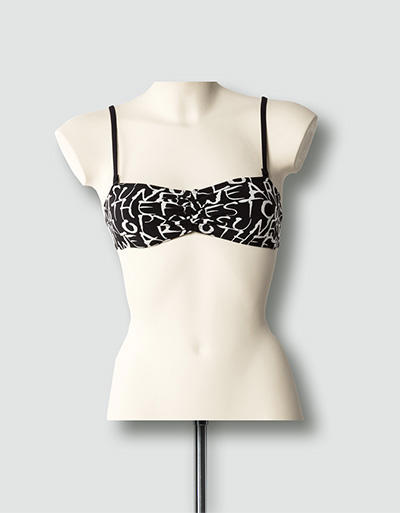 Schiesser Damen Bandeau-Top schwarz 140738/000 Image 0