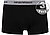 Trunks, Baumwoll-Stretch, schwarz - schwarz