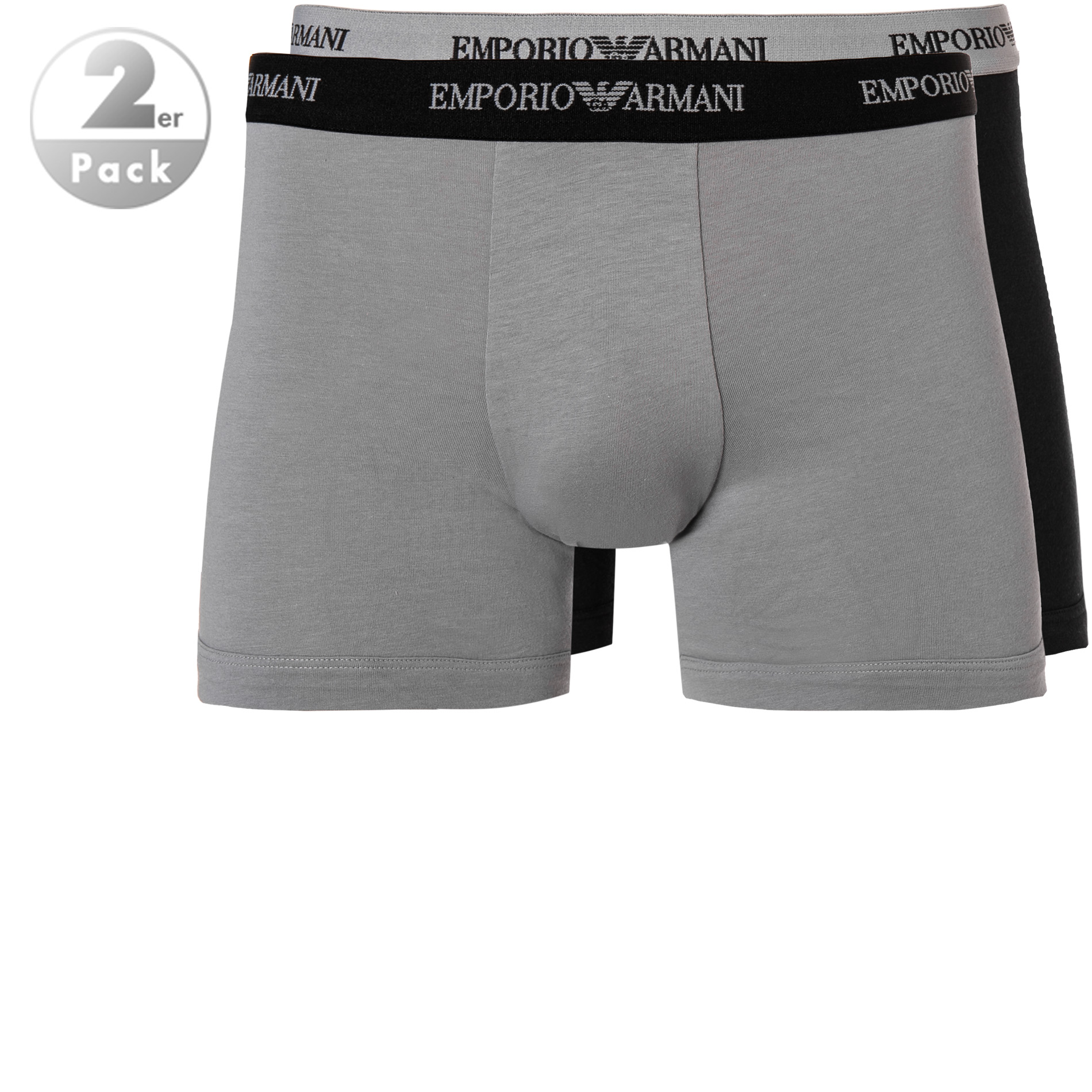 EMPORIO ARMANI Herren Trunks blau Baumwolle & Mix unifarben