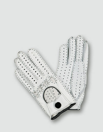 Damen Autohandschuhe weiss 063/mit Finger