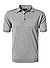 Polo-Shirt, Standard Fit, Seaisland Cotton, silbergrau meliert - silver