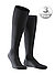 Serie Airport, Kniestrümpfe, Schurwolle, anthrazit - anthrazit