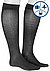 Kniestrümpfe, Baumwolle Stützklasse 3, anthrazit - anthrazit
