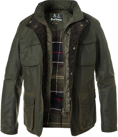 Barbour Jacke Ogston Wax olive MWX0700OL51 Image 0