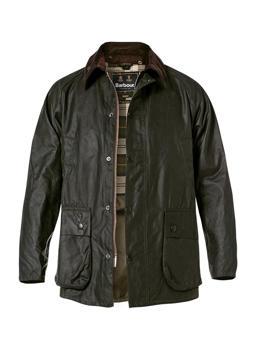 Stylingtipps Beschreibungsbild von Barbour Jacke Bedale Wax sage MWX0018SG91