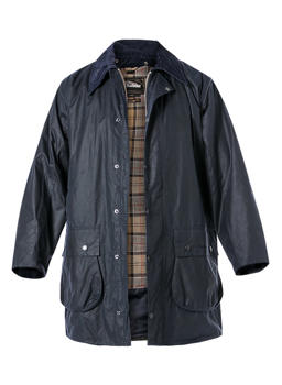 Stylingtipps Beschreibungsbild von Barbour Jacke Border Wax navy MWX0008NY91