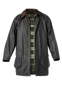 Stylingtipps Beschreibungsbild von Barbour Jacke Border Wax sage MWX0008SG91
