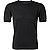Strick-Shirt, Standard Fit, Sea Island Cotton, schwarz - schwarz