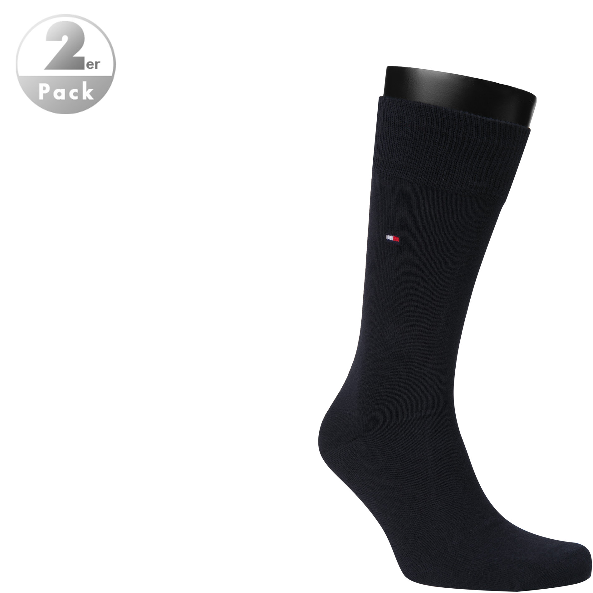 Tommy Hilfiger Herren Socken blau Baumwolle unifarben
