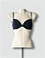 Bikini-Top mit Raffung - blueblack